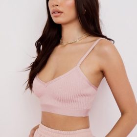 Evie Blush Bandage Bralette - Image 10