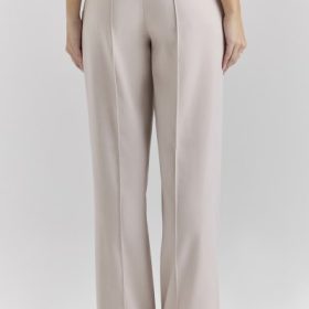Hayden Beige High Waist Tailored Trousers - Image 14