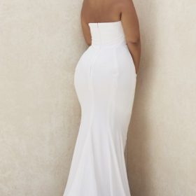 Esmee Ivory Draped Strapless Bridal Gown - Limited Edition
