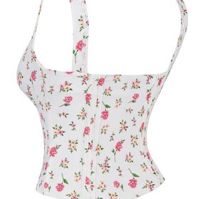 Chicca Rose Print Floral Top - Image 3