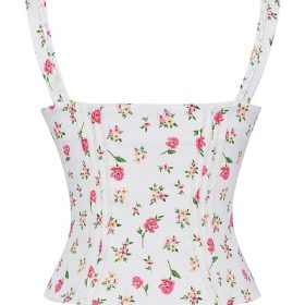Chicca Rose Print Floral Top - Image 4