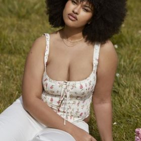 Chicca Rose Print Floral Top - Image 6