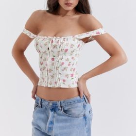 Chicca Rose Print Floral Top - Image 9