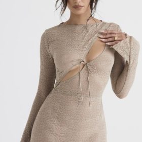 Giovanna Stone Floral Lace Maxi Dress - Image 8
