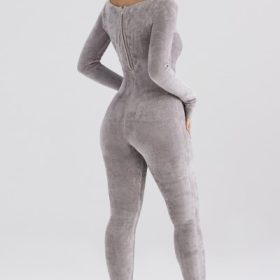 Isis Mink Heavy Chenille Loungewear Jumpsuit - Image 11