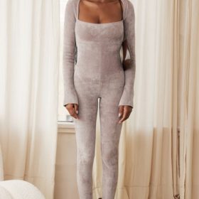 Isis Mink Heavy Chenille Loungewear Jumpsuit - Image 12