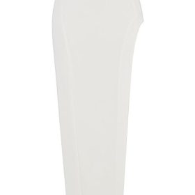 Francesca Ivory Thigh Split Midi Skirt - Image 2