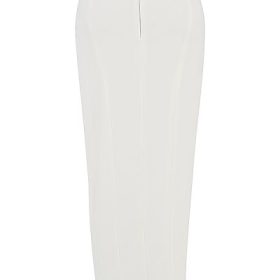 Francesca Ivory Thigh Split Midi Skirt - Image 4