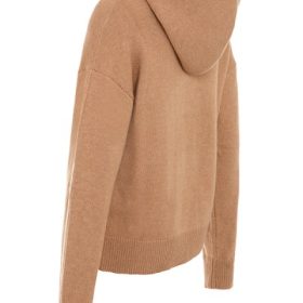Jionni Camel Cashmere Blend Hoodie - Image 3