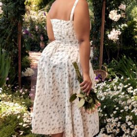 Carmen Garden Print Bustier Sundress - Image 6