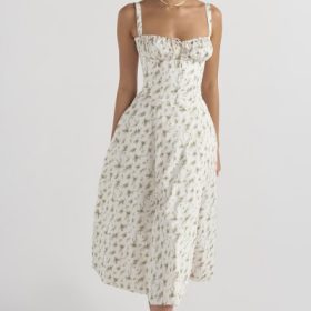 Carmen Garden Print Bustier Sundress - Image 8