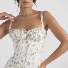 Carmen Garden Print Bustier Sundress - Image 10