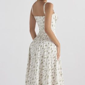 Carmen Garden Print Bustier Sundress - Image 12