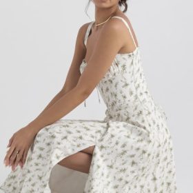 Carmen Garden Print Bustier Sundress - Image 14