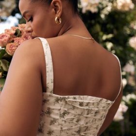 Carmen Garden Print Bustier Sundress - Image 19
