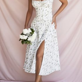 Carmen Garden Print Bustier Sundress - Image 21