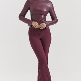 Lillie Wine Trousers - Image 8
