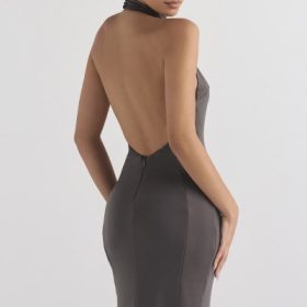 Juliette Shadow Halter Gown - Image 14
