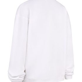 Haze White Crew Neck Sweatshirt - Image 3
