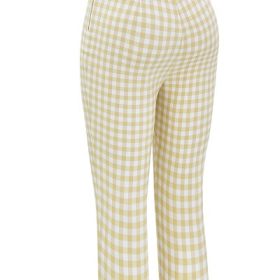 Carella Gingerbread Gingham Capri Trousers - Image 3