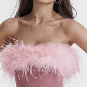 Alexa Warm Pink Mini Dress - Image 11