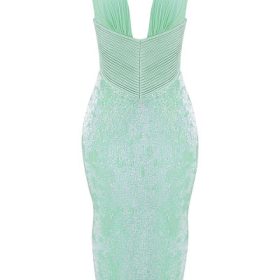 Thala Seafoam Sequin Corset Midi Dress - Image 2
